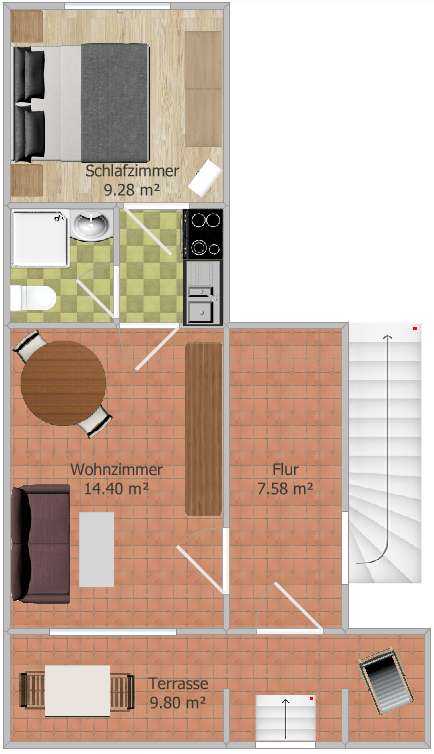 Grundriss Bergkristall